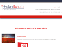 Tablet Screenshot of drhelenschultz.com